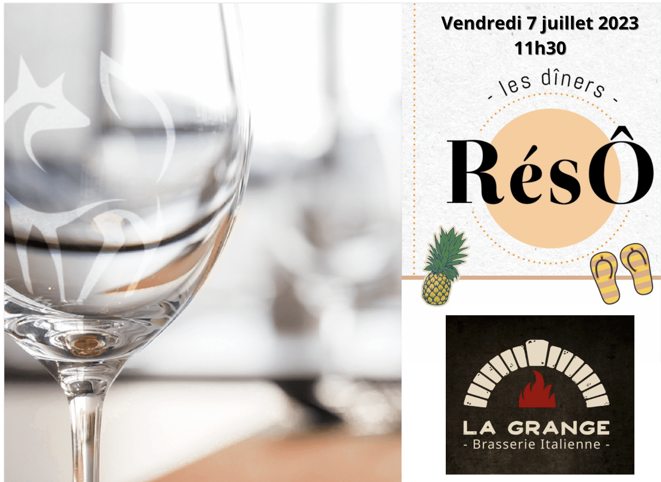Un dernier Diner RésÔ avant les vacances!