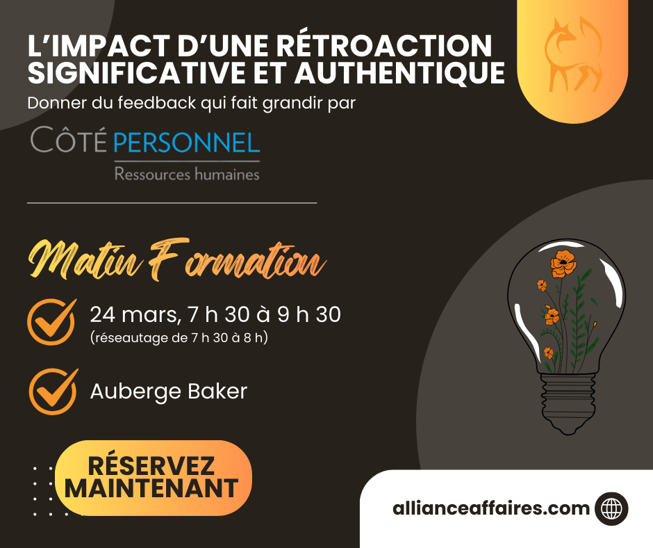 Matin Formation | L'impact d'une rétroaction significative et authentique